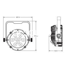 Ремонт INVOLIGHT LED PAR984W