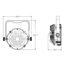 Ремонт INVOLIGHT LED PAR1842W