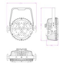 Ремонт INVOLIGHT LED PAR95W