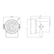 Ремонт INVOLIGHT LED PAR36BK