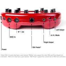 Ремонт LINE 6 POD 2 DIRECT DESKTOP GUITAR PREAMPLIFIER процессор гитарный моделирующий настольный