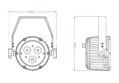 Ремонт INVOLIGHT LED PAR35W