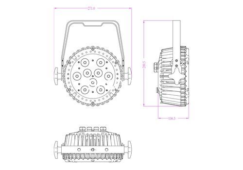 Ремонт INVOLIGHT LEDPAR95W