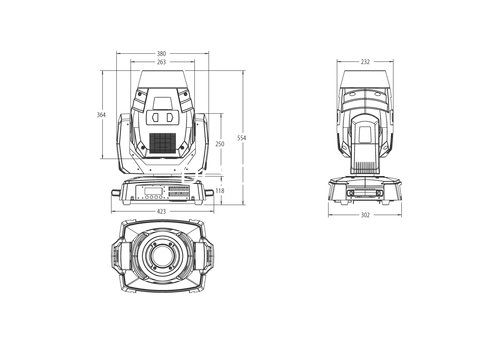 Ремонт INVOLIGHT LED MH250S PRO