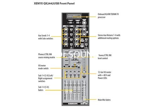 Ремонт Behringer Xenyx QX2442USB