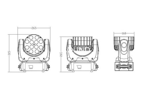 Ремонт INVOLIGHT LEDMH1210B